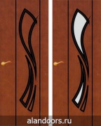 Шпонированная дверь Блюз