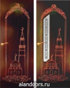 Шпонированная дверь Мечеть